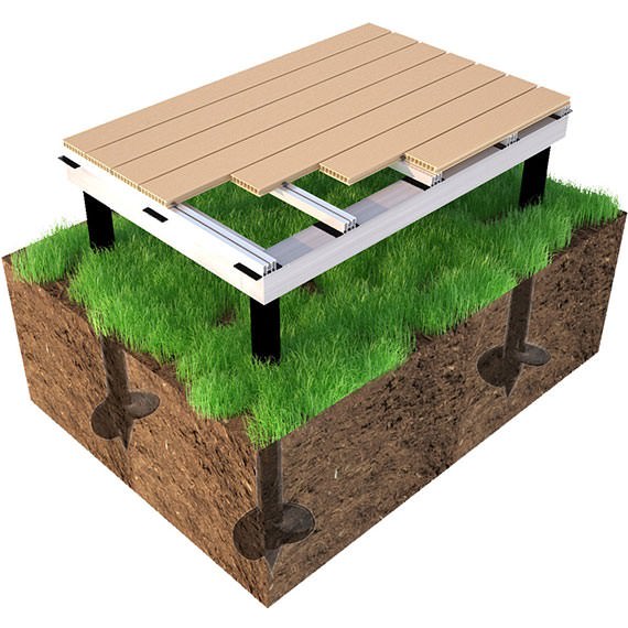 Винтовые сваи для террасы и веранды в Саранске и Республике Мордовия