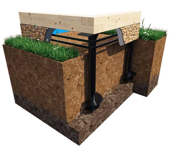 Подъем дома на винтовые сваи в Саранске и Республике Мордовия